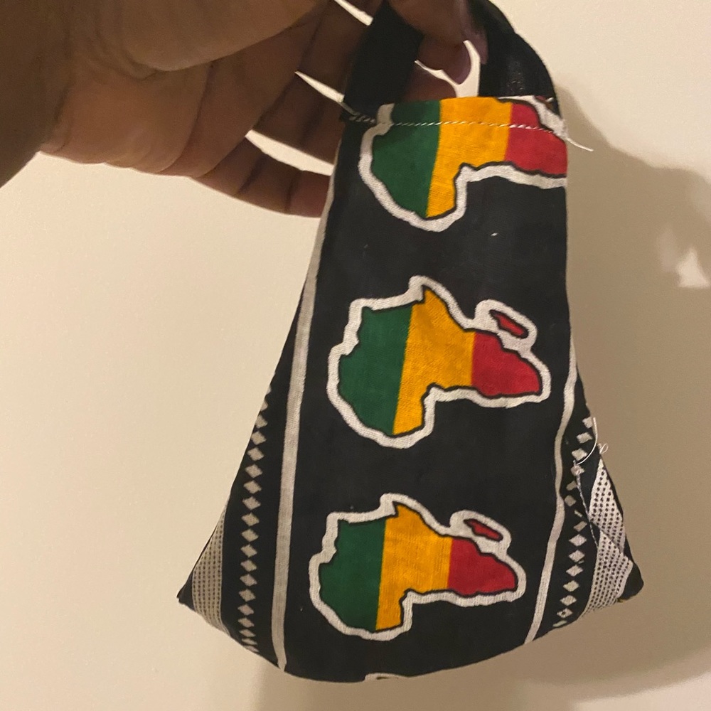 Handmade African print face mask
